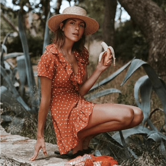 Realisation Par Orange Silk Mini Dress - Picture 5 of 8